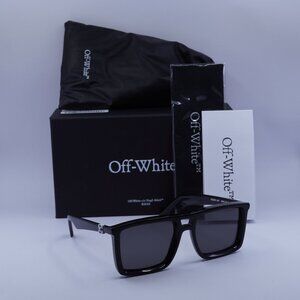 Off-White OERI13W STRATFORD 1007 Square Sunglasses – Black/Grey